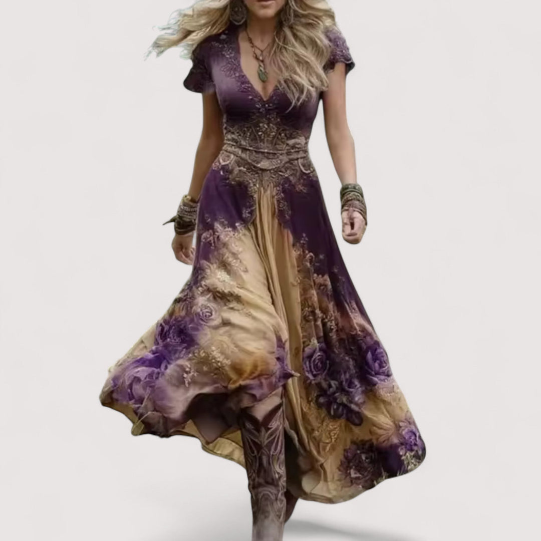 Viviane™ | Fliessendes Blumenkleid