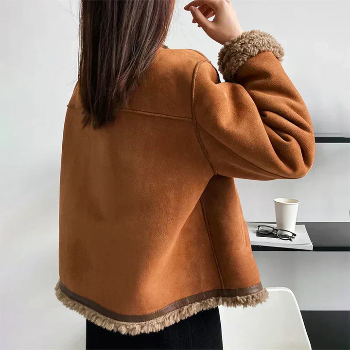 Margo™ | Buttoned Sheepskin Jacket