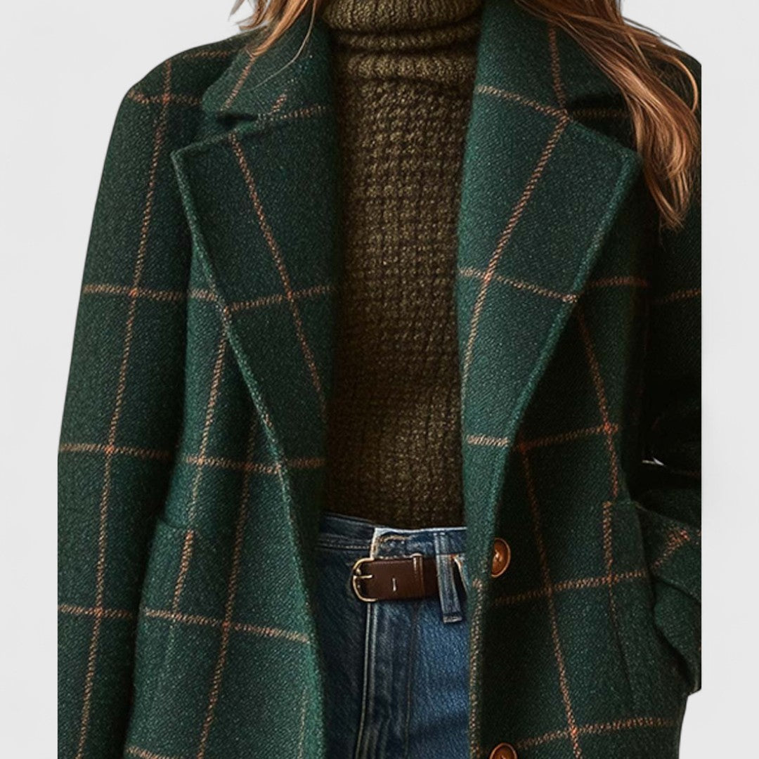Fiona – Classic Check Coat